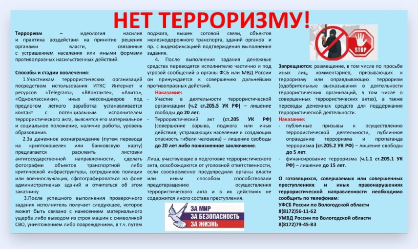 Нет терроризму! Нет терроризму!.